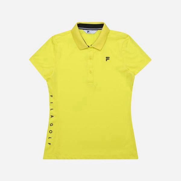 Camisas Polo Fila Mulher Amarelas - Fila Golf Basic Portugal Lojas,VPGC-25641